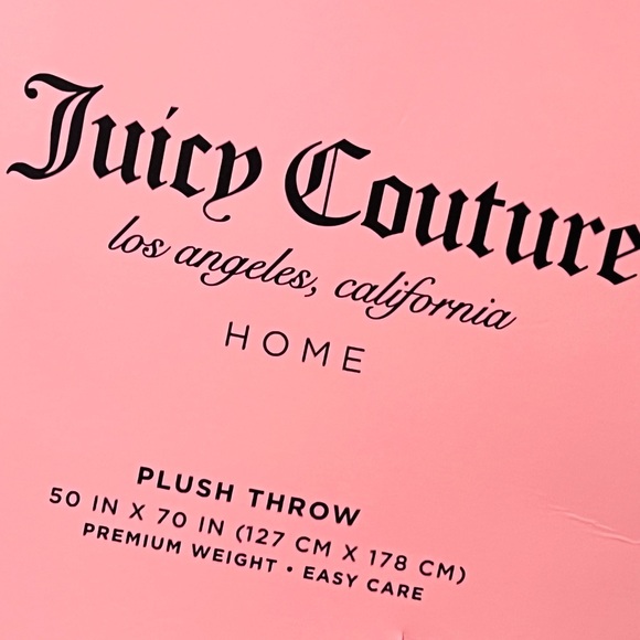 Juicy Couture Throw Blanket - Picture 4 of 4